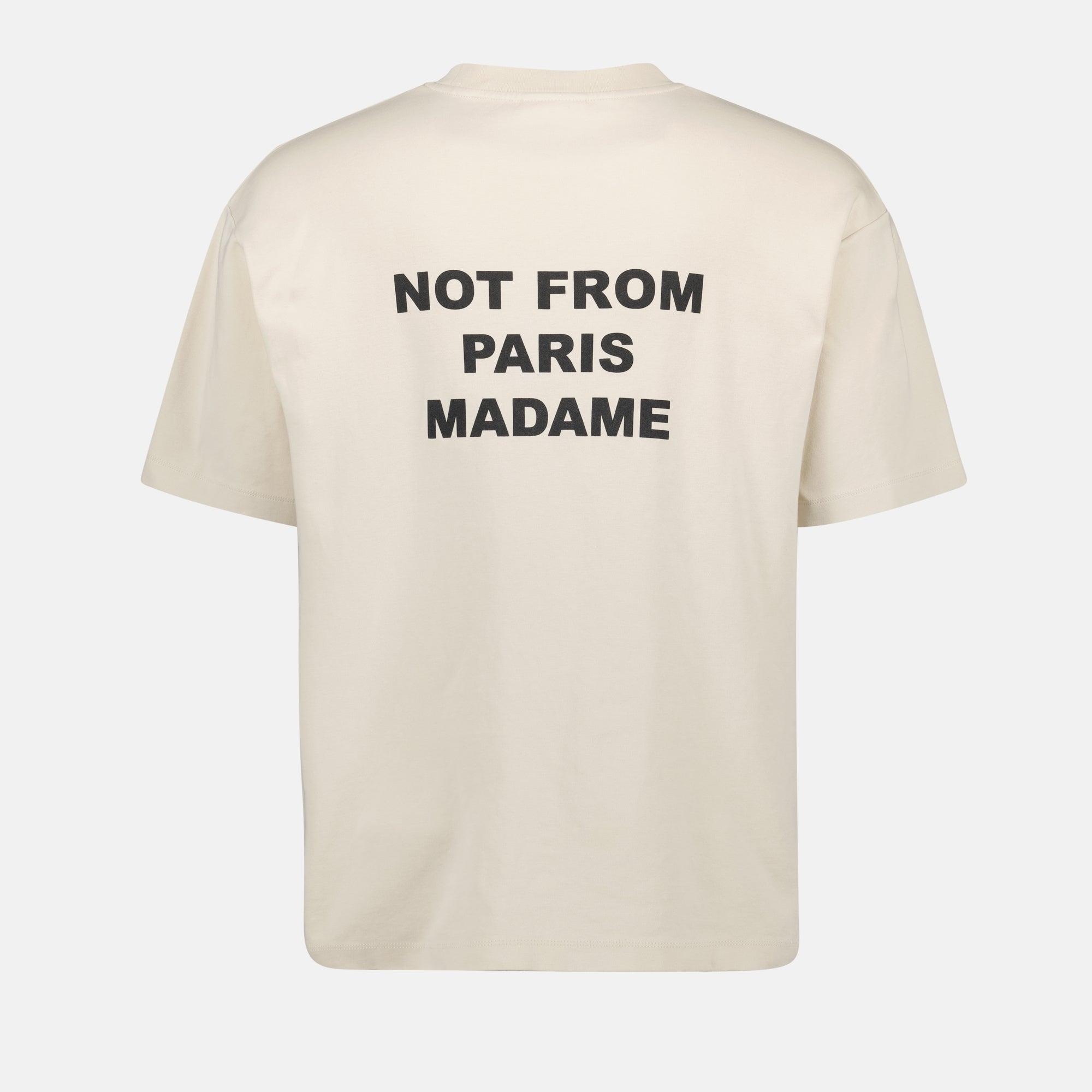 Camisetas T-Shirt Slogan Bege Drole De Monsieur Bege Homens