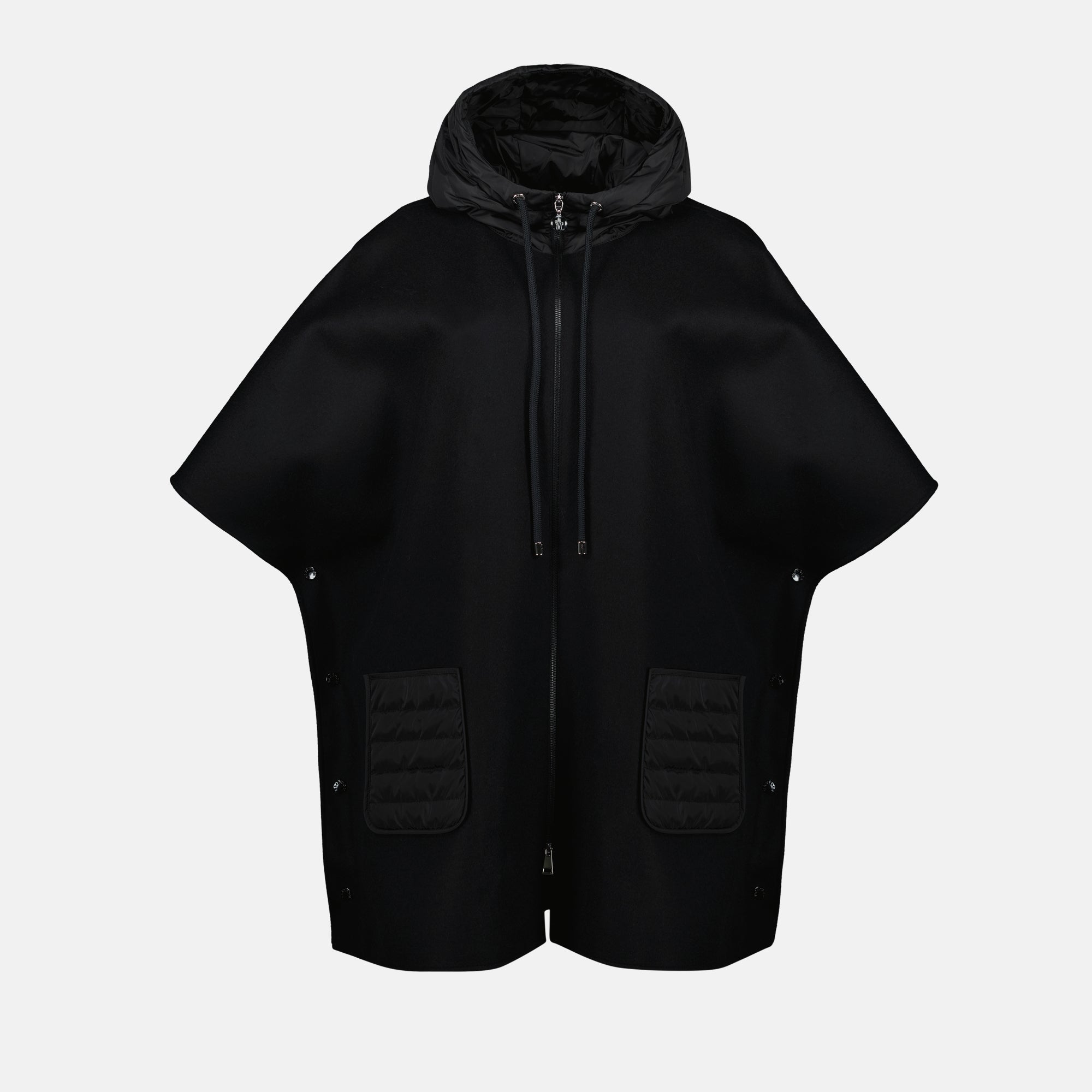 Vestes Cape à capuche Moncler Noir Femme