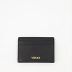 スモールレザーグッズ メデューサビギー レザー カードホルダー Versace 黒 Homme
