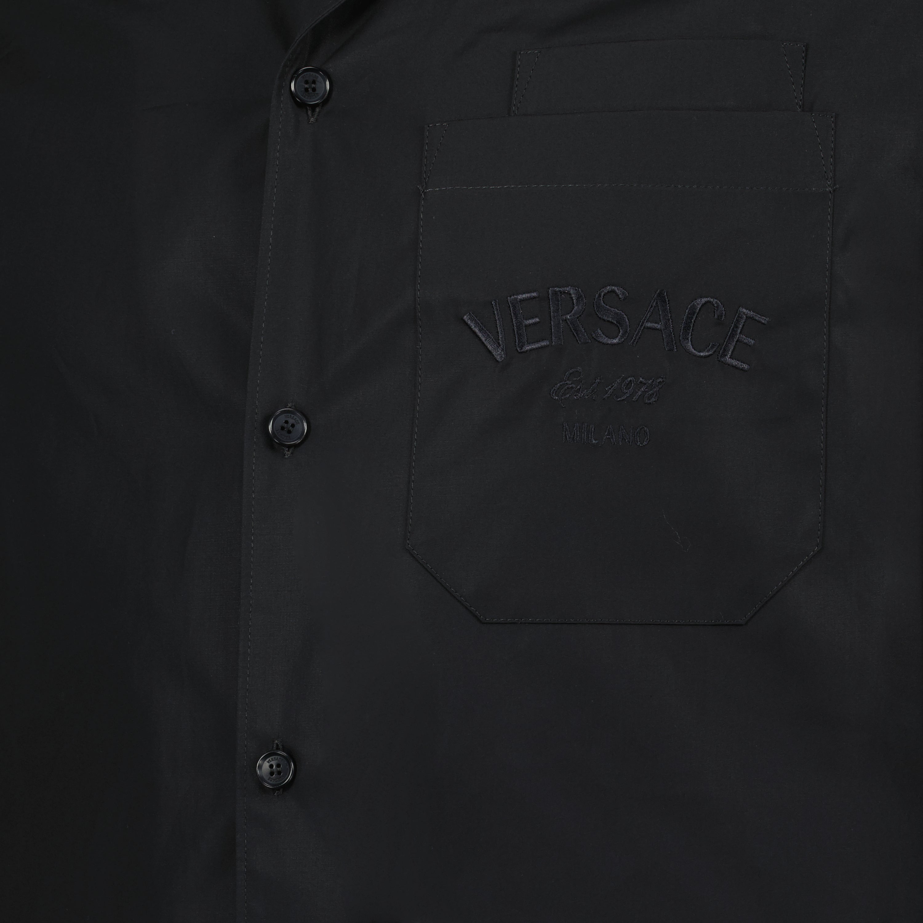 Hemden Das Hemd der Götter-Cut Versace Schwarz Homme