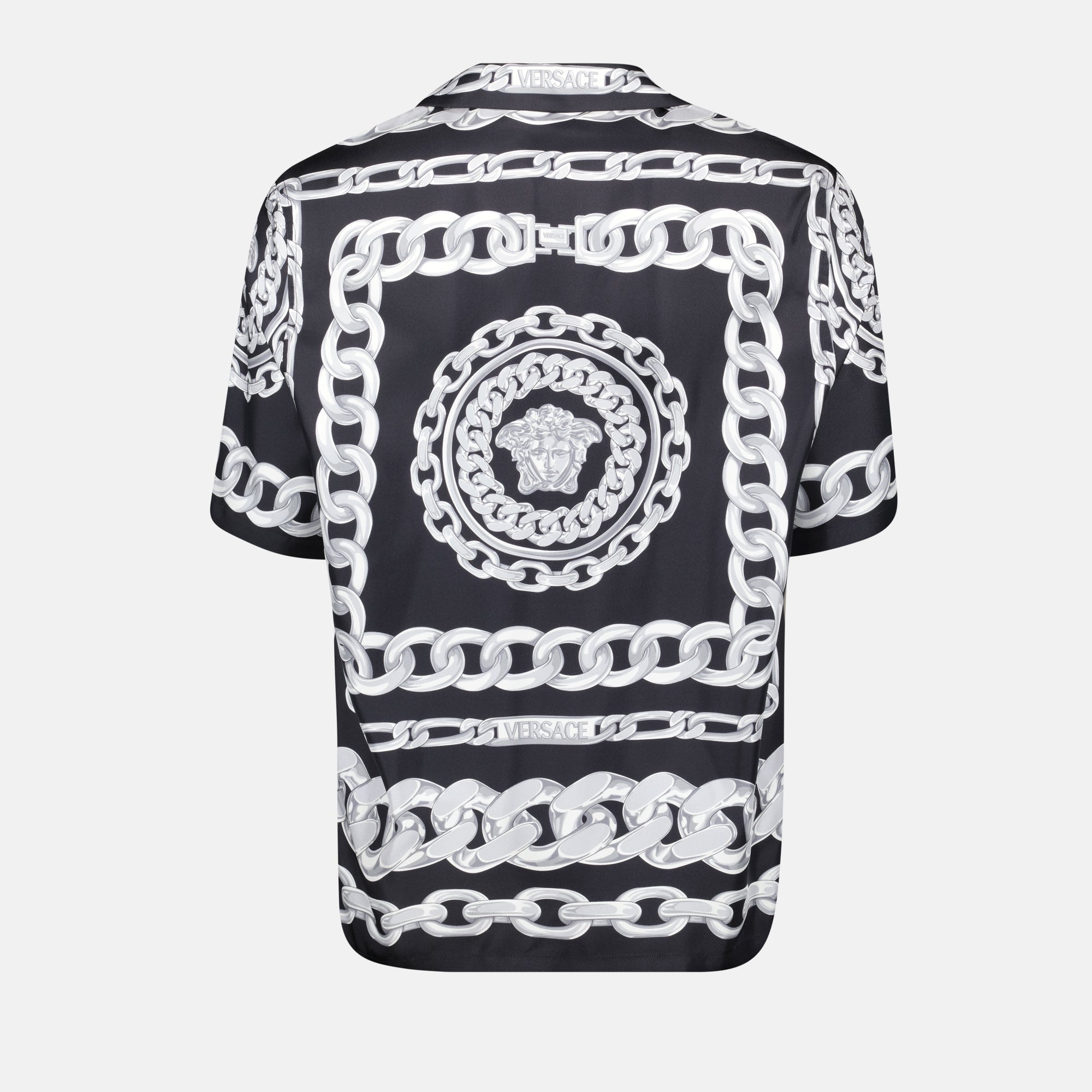 Hemden Medusa Chains Shirt Versace Schwarz Homme