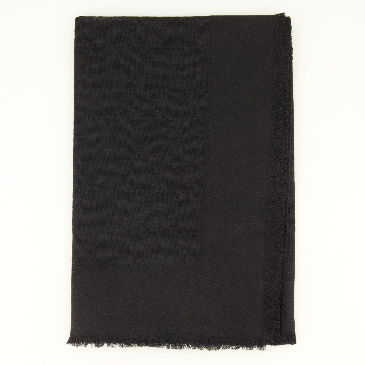 Écharpes, foulards et gants FF Signature Black Scarf Fendi Noir Femme