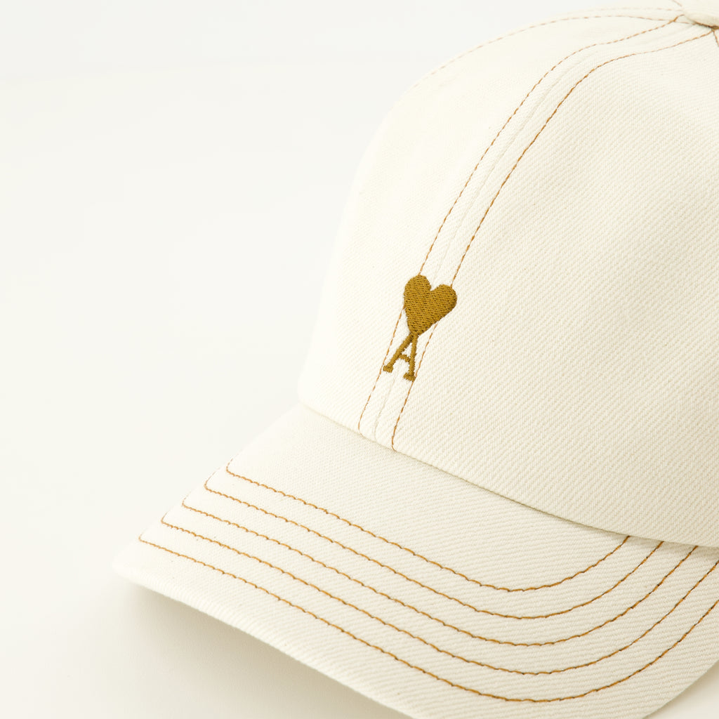 Chapeaux, casquettes et bonnets Gorra Beige AMI Heart Ami PARIS Beige Unisexe