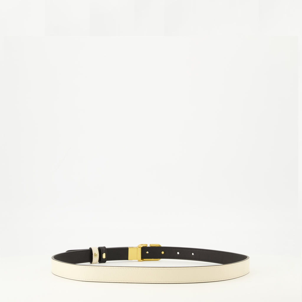 Image de l'article Ceinture VLogo réversible blanc et noir 20 mm de la marque Valentino Garavani pour Femme - Saison Printemps-Été 2026 - Vue de Dos