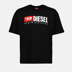 Polos T-shirt T-Boxt-Div Diesel Preto Homme