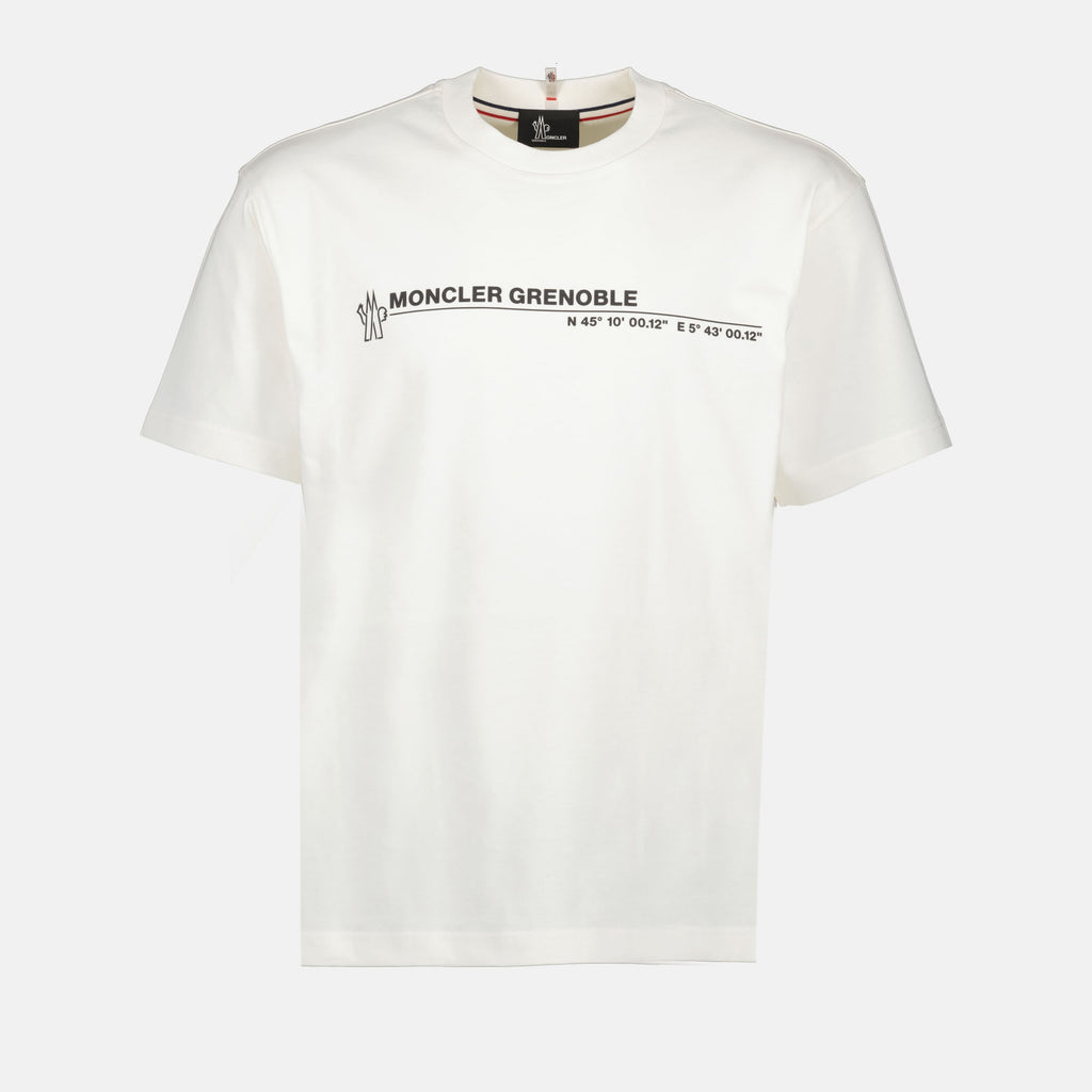 T-shirts T-shirt imprimé Moncler Grenoble Blanc Homme