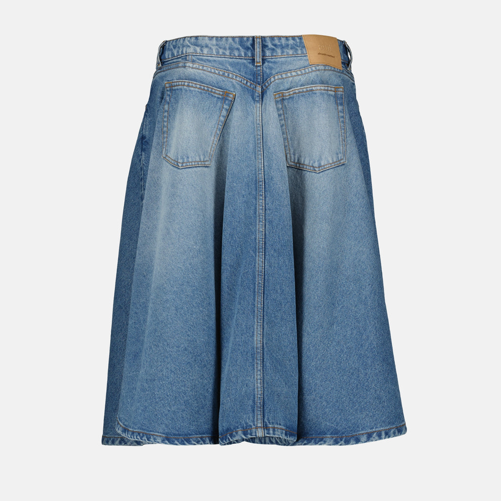 Jupes Jupe midi à godets Ami PARIS Bleu Femme