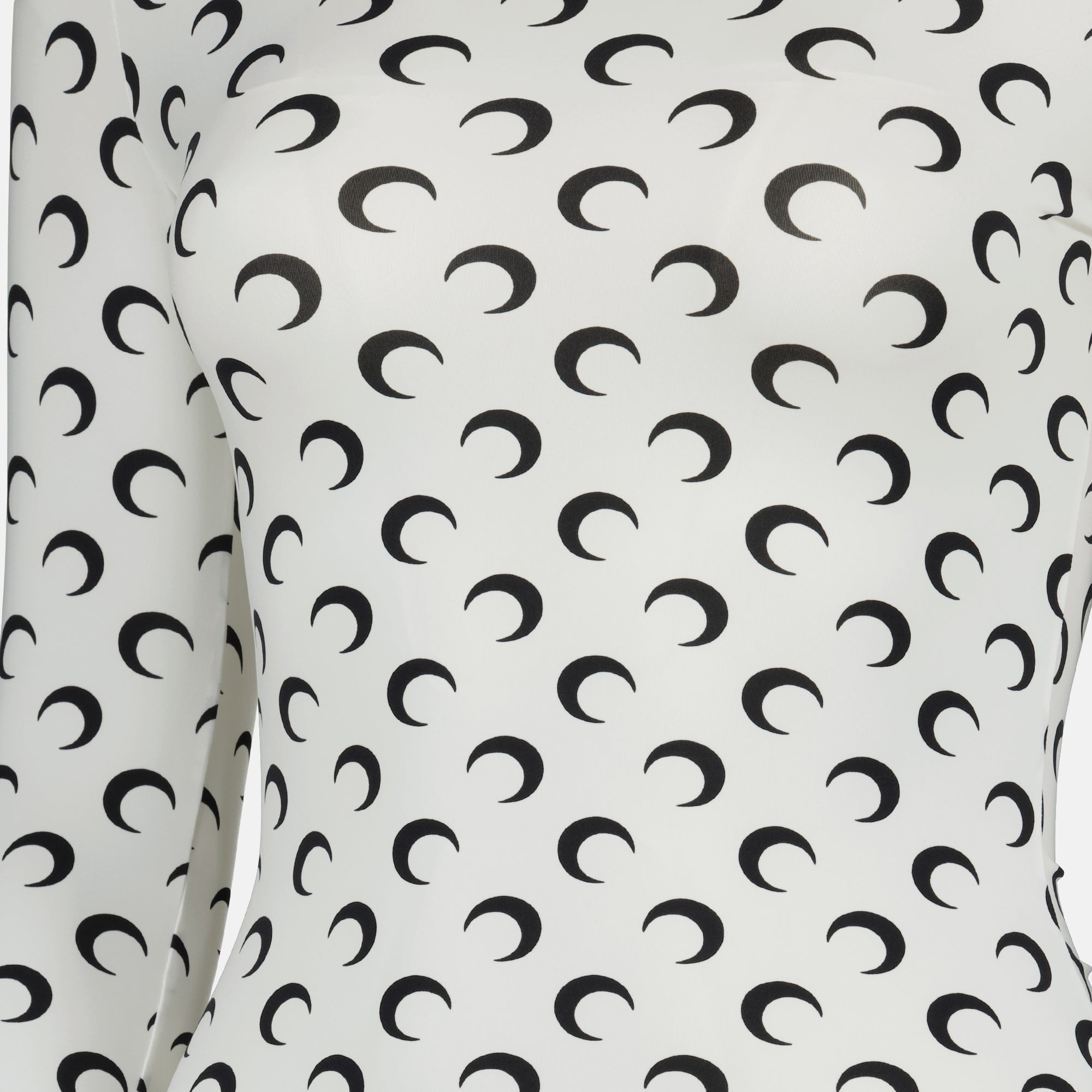 Image of the Top Jersey Moon item from the brand Marine Serre for Women - Autumn-Winter Season 2025 - Detailed View 3