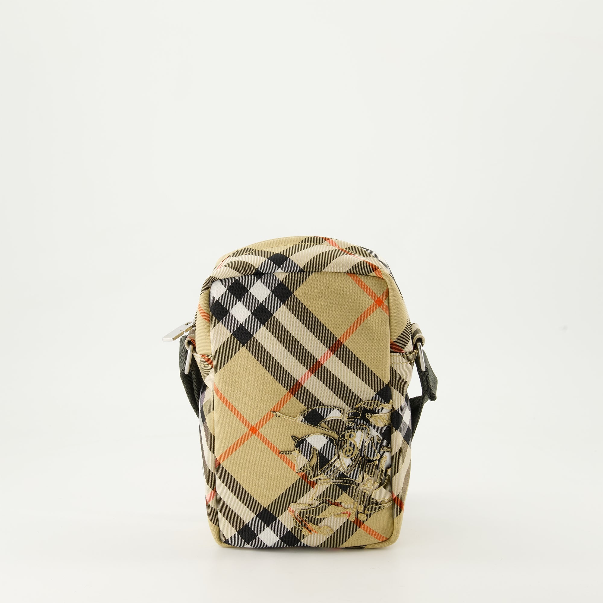Crossbody bags Checked Pouch Burberry Beige Homme