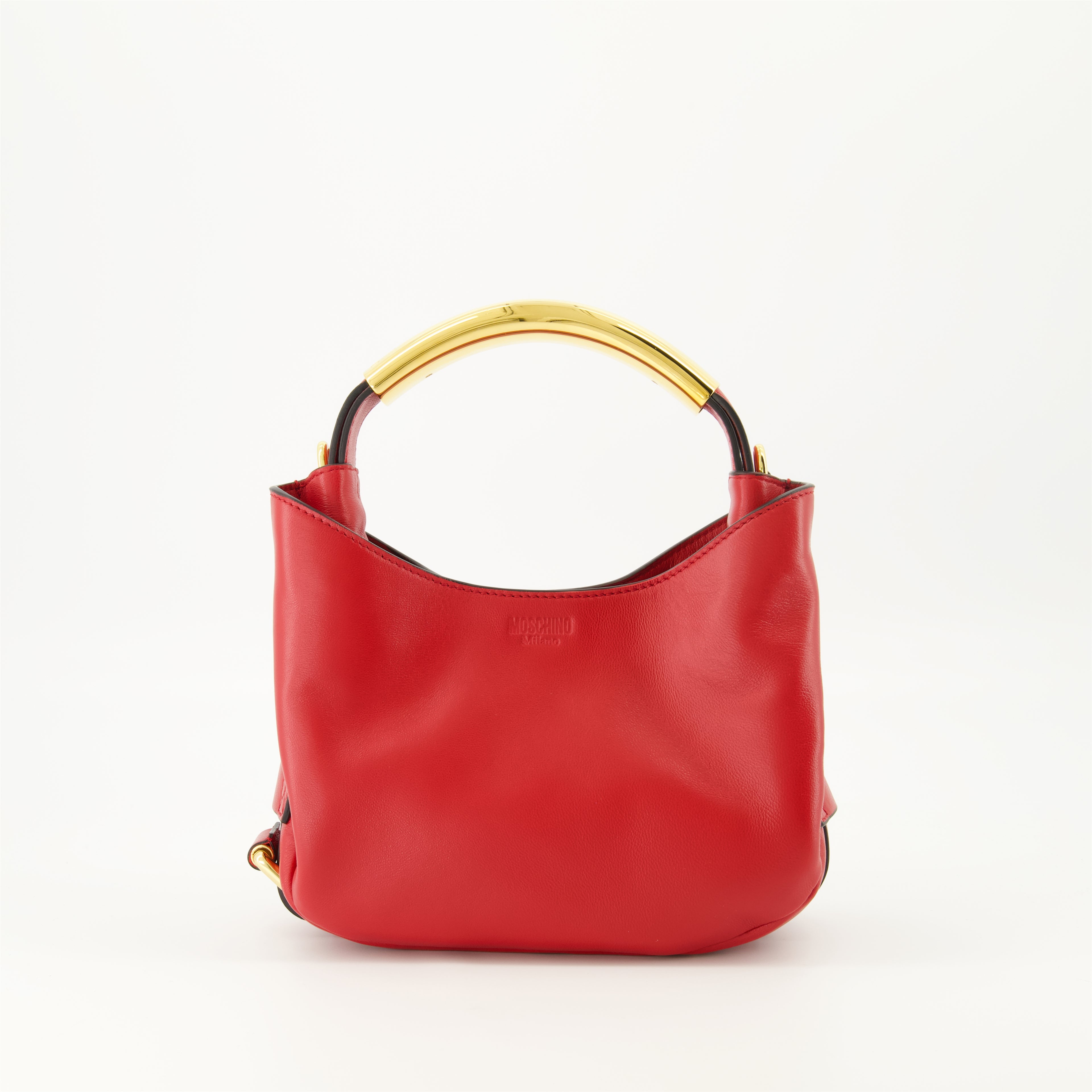 Sacs à main et épaule Sac Handle Me en cuir Moschino Rouge Femme