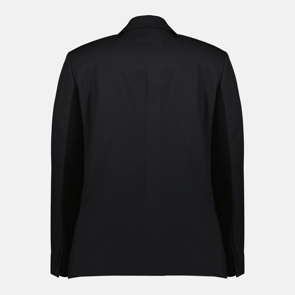 Bild des schwarzen Wollblazers von Dior für Herren - Herbst-Winter 2025 - Rückansicht