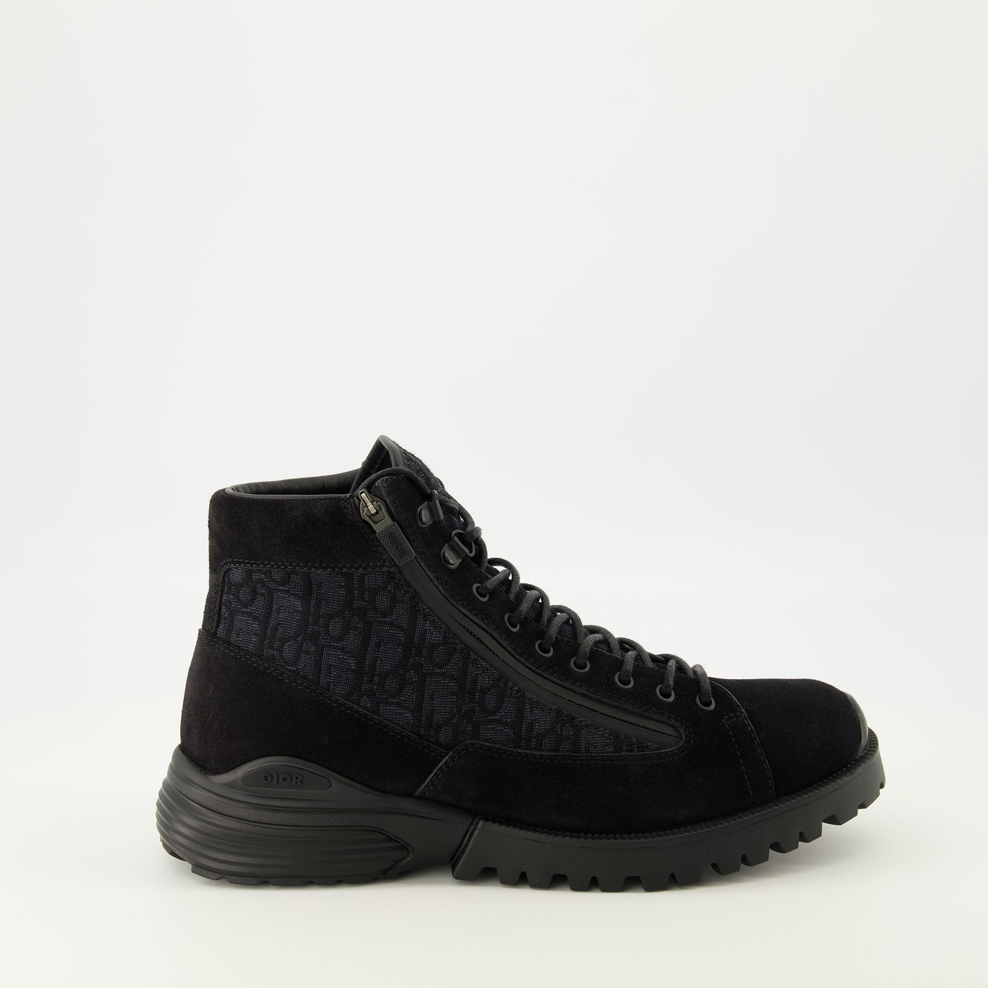 Bild der Dior Herren Oblique Stiefeletten - Herbst-Winter 2025 - Rechte Seitenansicht