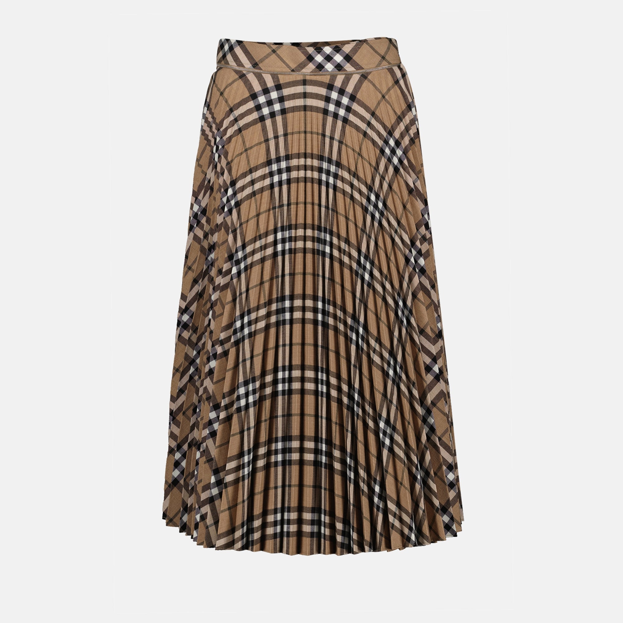 Skirts Checked Skirt Burberry Beige Femme