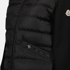 Vestes Veste bi-matière matelassé Moncler Noir Femme