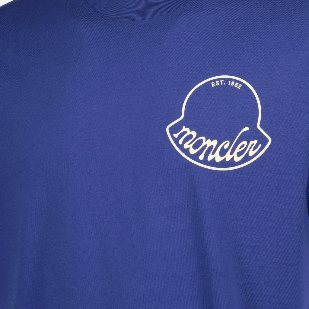 T-shirts T-shirt à logo Moncler Bleu foncé Homme