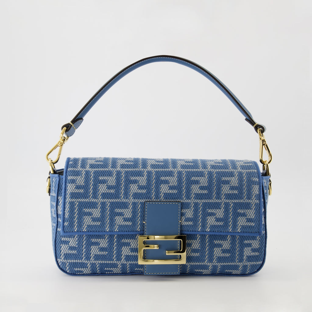 Sacs à main et épaule バゲットバッグ Fendi Bleu Femme
