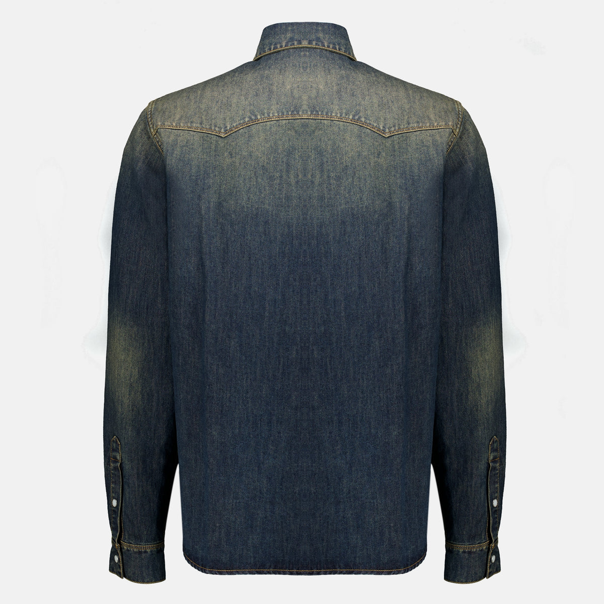 Chemises Chemise en jean bleu délavé Fendi Bleu Homme