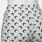 Shorts Mallas Ciclismo Moon Marine Serre Blanc Femme