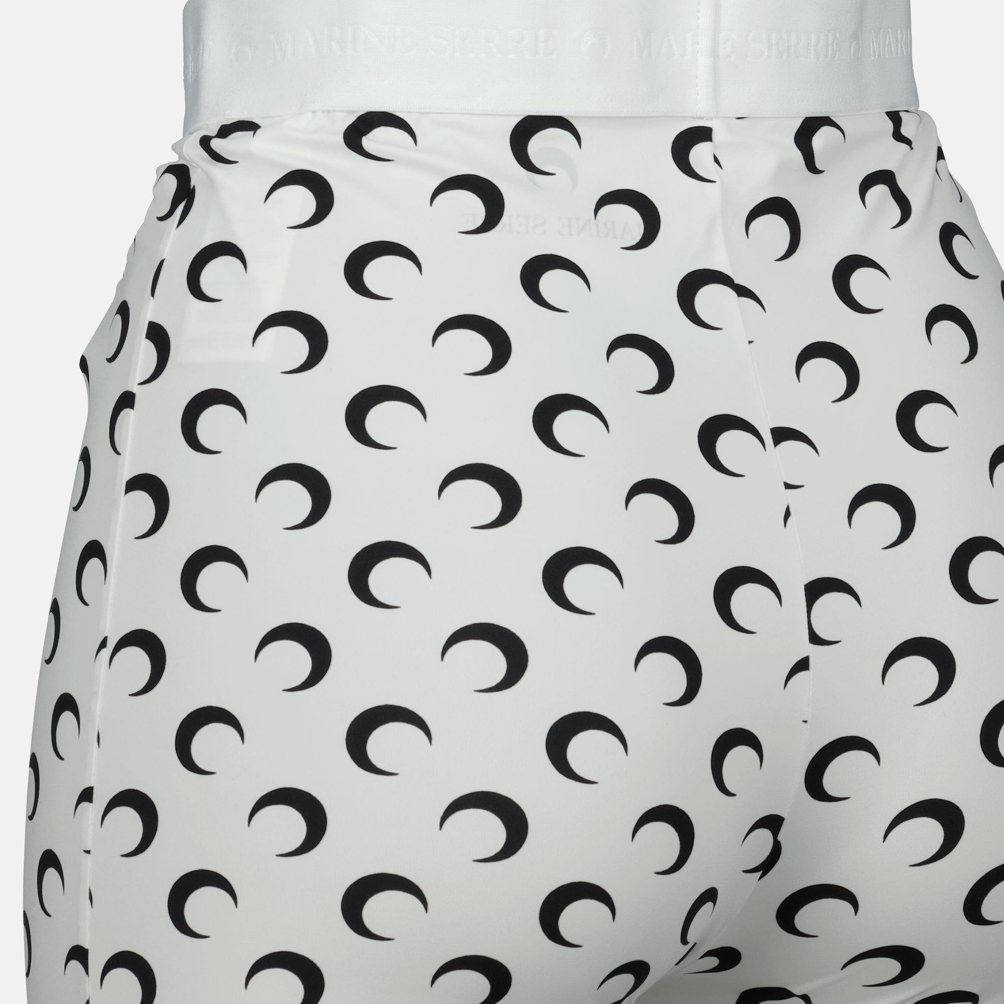 Shorts Mallas Ciclismo Moon Marine Serre Blanc Femme