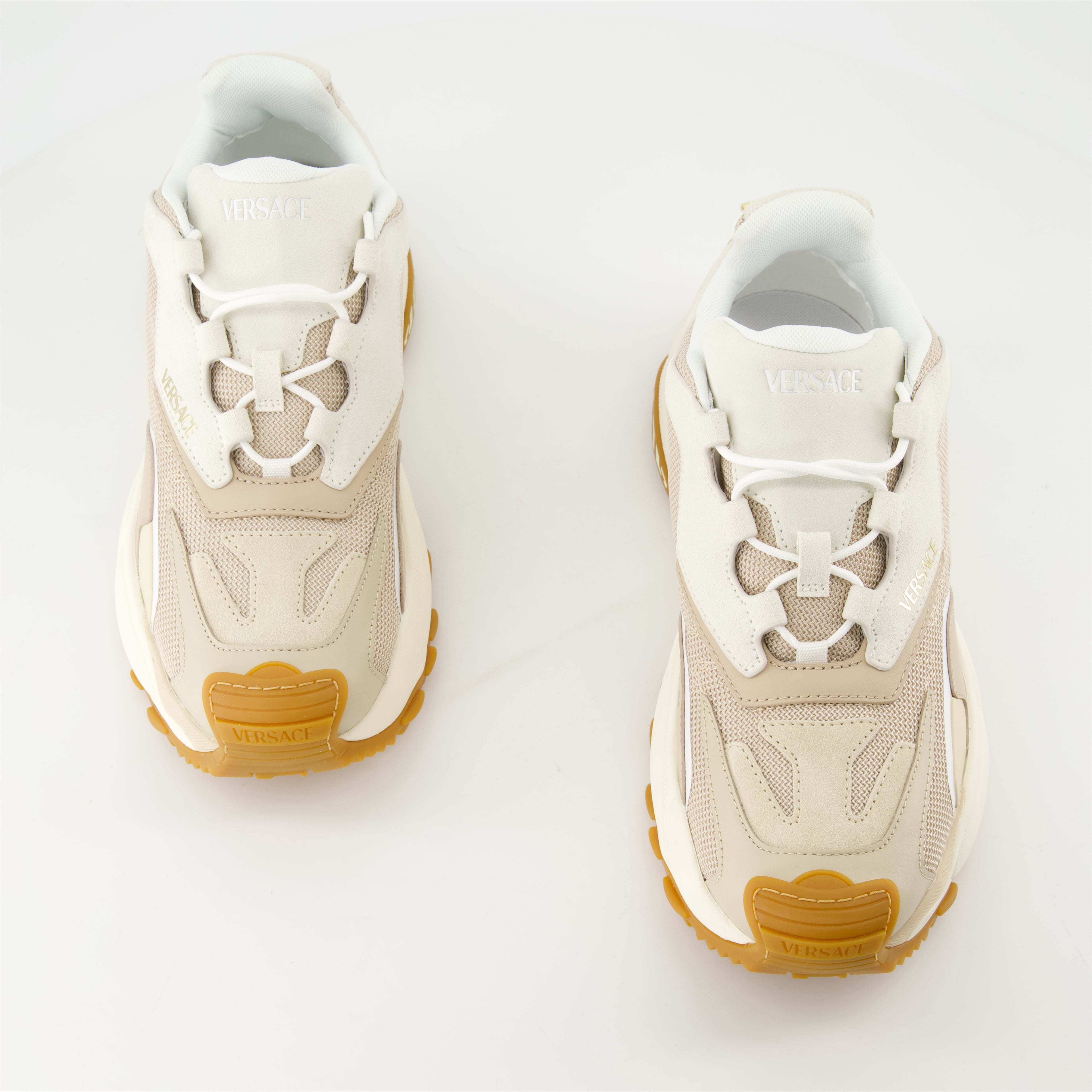 Baskets Baskets Mercury M_VS_04 Versace Beige Homme