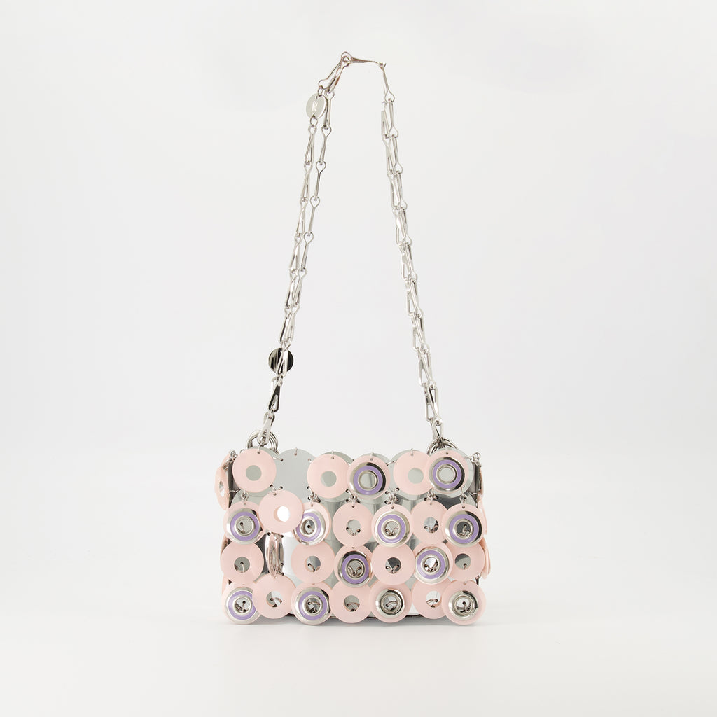 Handbags and shoulder bags Sparkle nano bag Rabanne Silver Femme