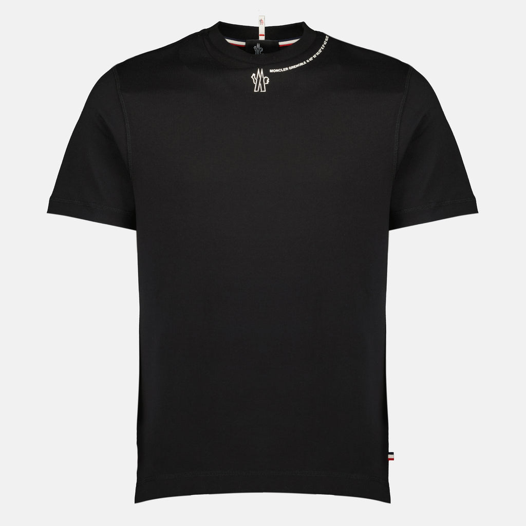 Image de l'article T-shirt à logo noir de la marque Moncler Grenoble pour Homme - Saison Automne-Hiver 2025 - Vue de Face