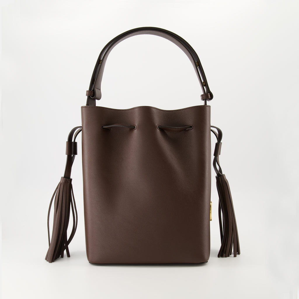 Sacs seau Bucket Bag So Bag Valentino Garavani Marron Femme