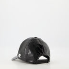 Chapéus, bonés e gorros Boné de Reedição em Vinil Courrèges Preto Unissex