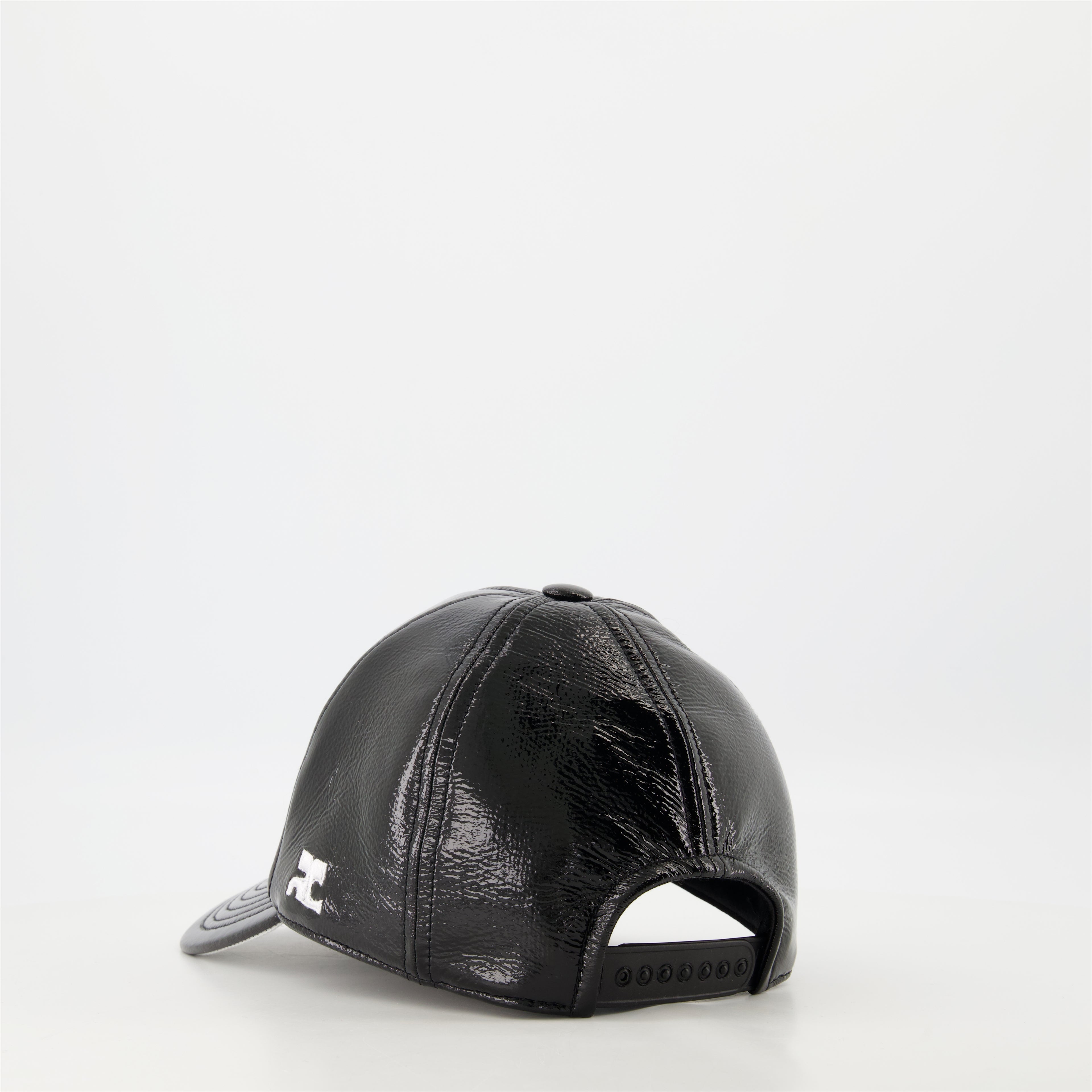 Chapeaux, casquettes et bonnets Casquette Réédition en vinyl Courrèges Noir Unisexe