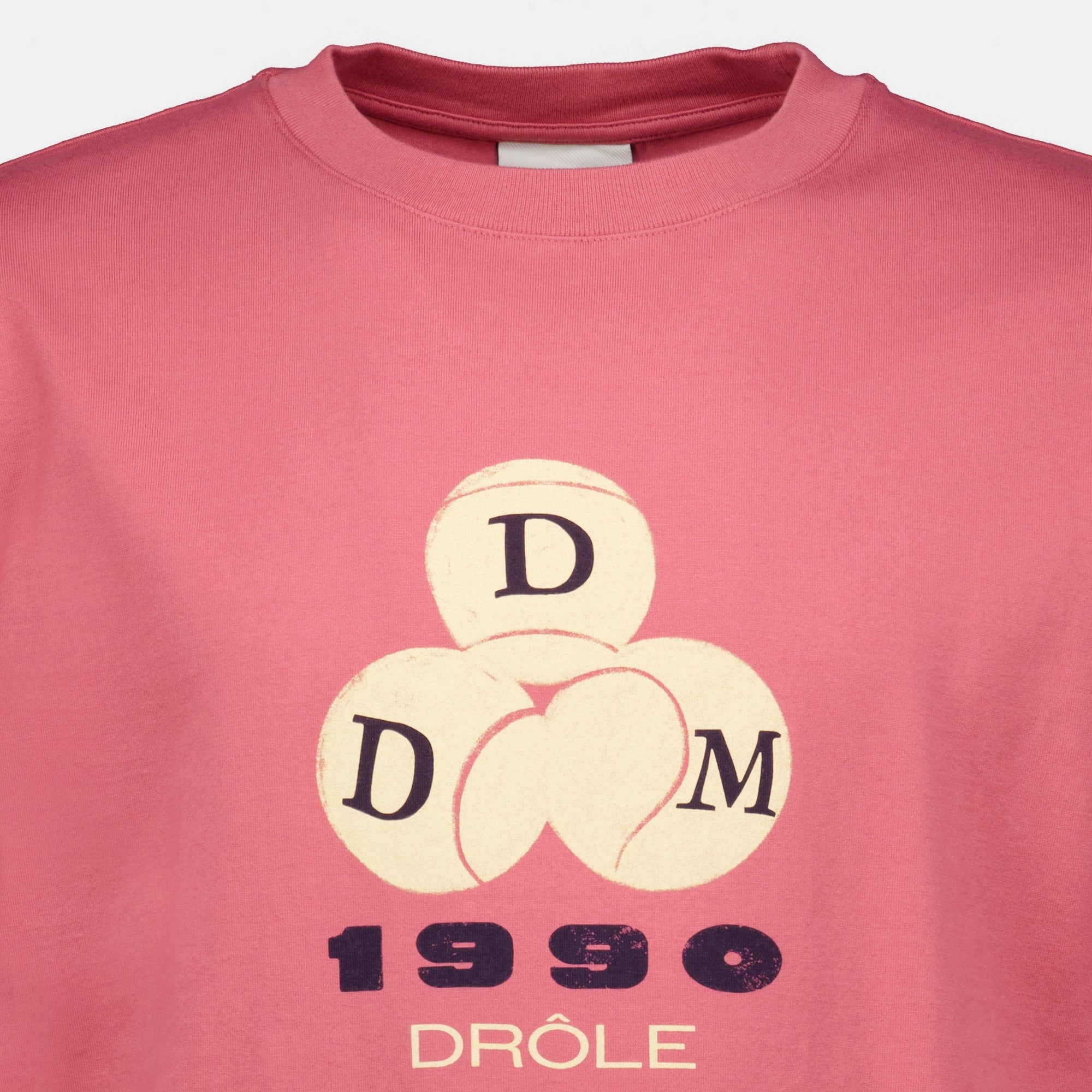 T-shirts Camiseta Divertida 1990 Rosa Drole De Monsieur Rose Homme