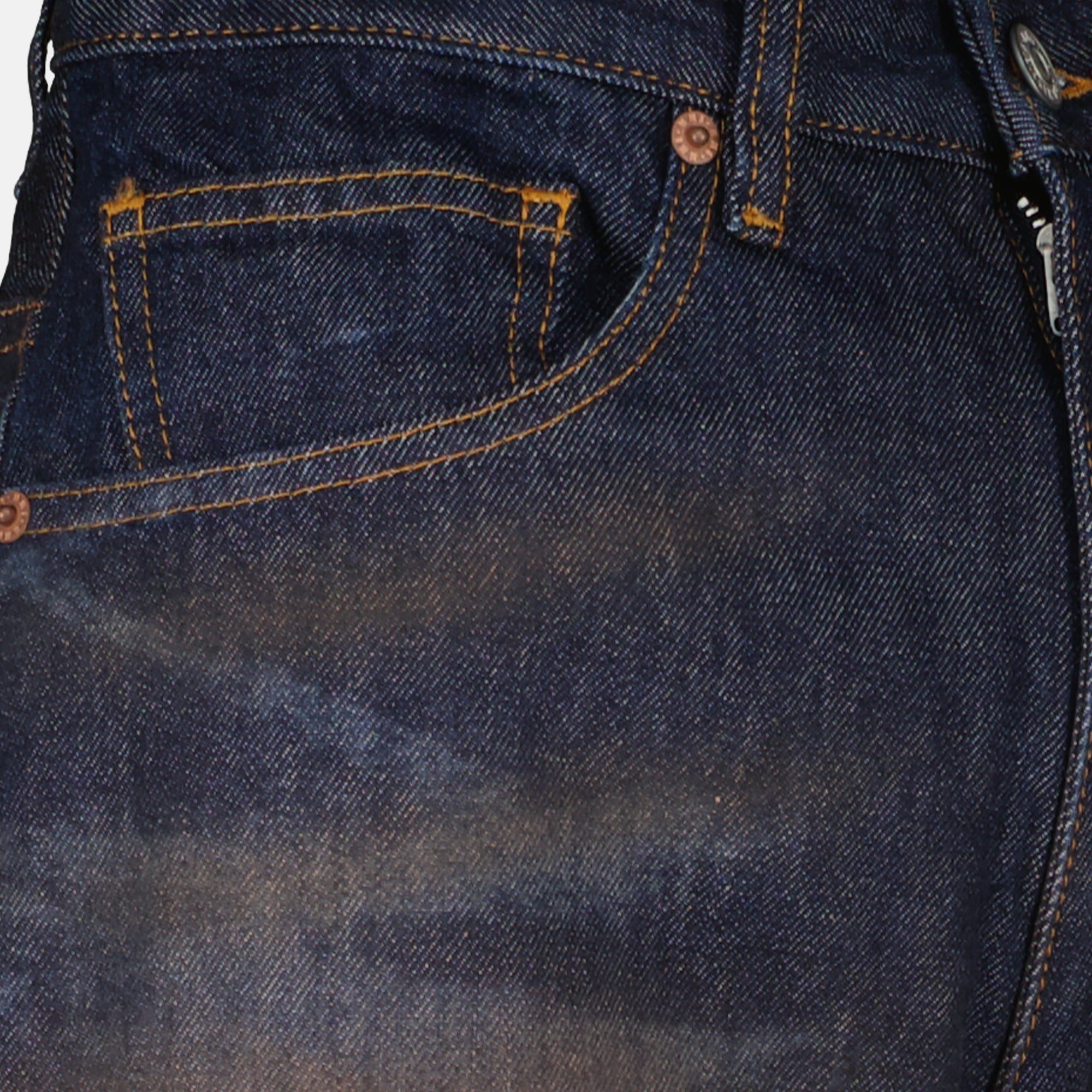 Pantalons Pantalon large en denim bleu foncé Mm6 Bleu foncé Femme