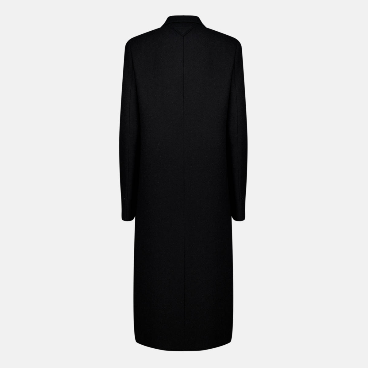Manteaux Black Wool Coat Prada Noir Femme