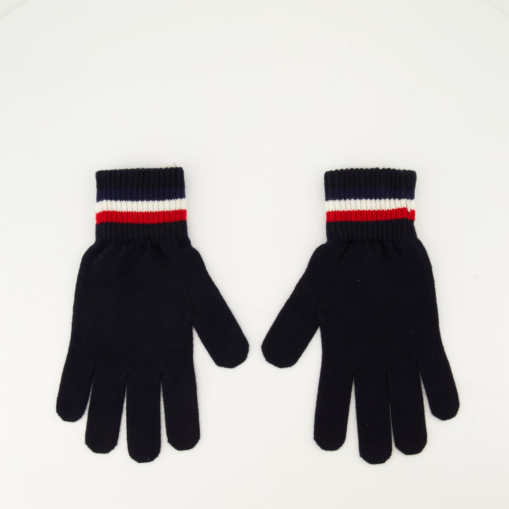 Écharpes, foulards et gants Gants en laine Moncler Bleu Homme