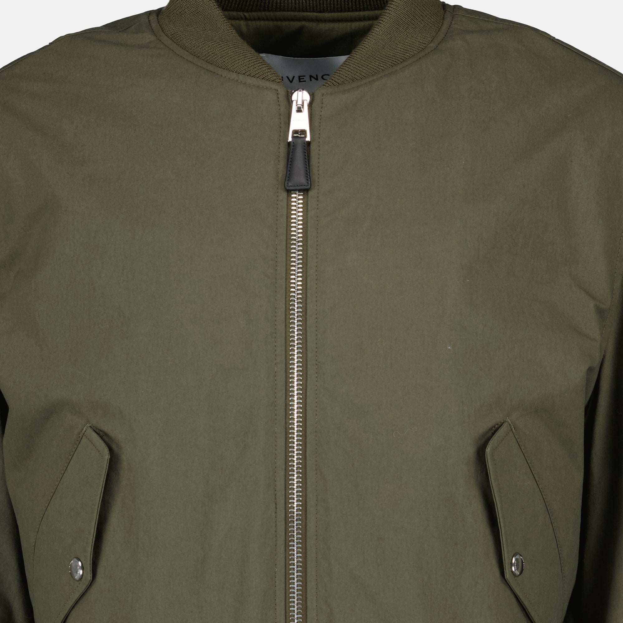 Image de l'article Bomber Givenchy Stamp kaki de la marque Givenchy pour Homme - Saison Printemps-Été 2026 - Vue détaillée_2