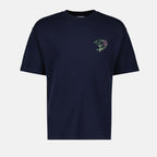 T-shirt T-shirt Slogan Esquisse Drole De Monsieur Blu scuro Homme