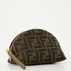 Bolsitas Petite trousse de toilette Baguette Fendi Marrón Femme