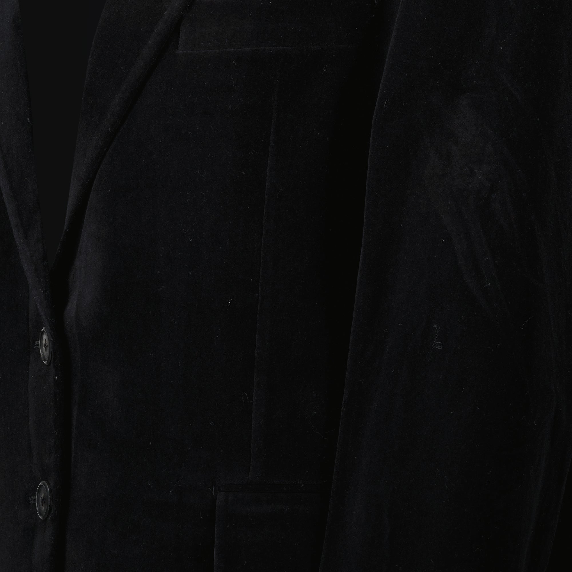 Image de l'article Blazer en velours noir de la marque Prada pour Femme - Saison Printemps-Été 2026 - Vue détaillée_2