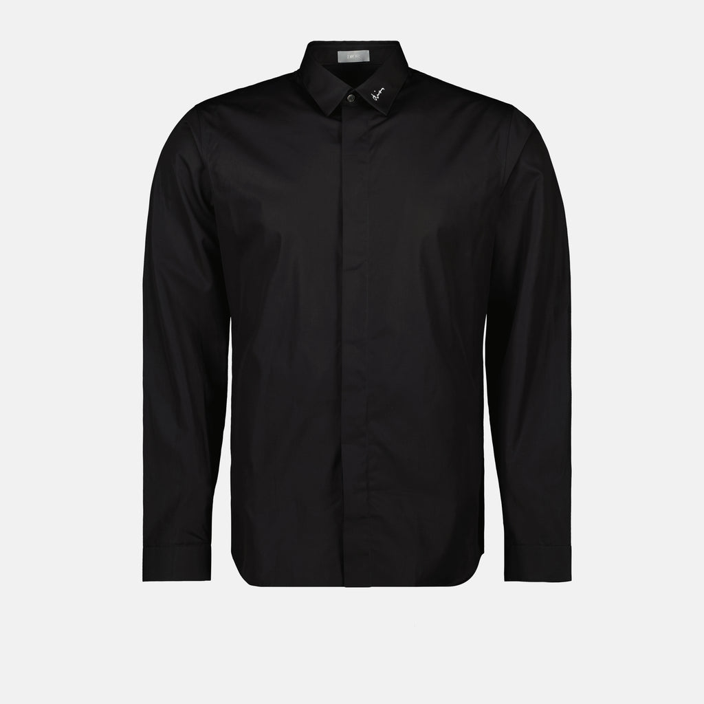 Chemises Chemise brodée Dior Noir Homme