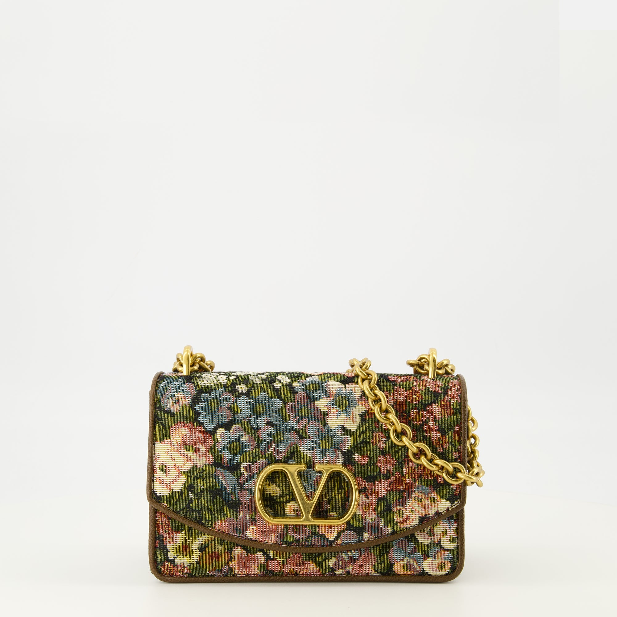 Image de l'article Sac Vain brodé de la marque Valentino Garavani pour Femme - Saison Printemps-Été 2026 - Vue de Face