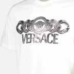 Tシャツ メデューサ オン チェーン Tシャツ Versace 白 Homme