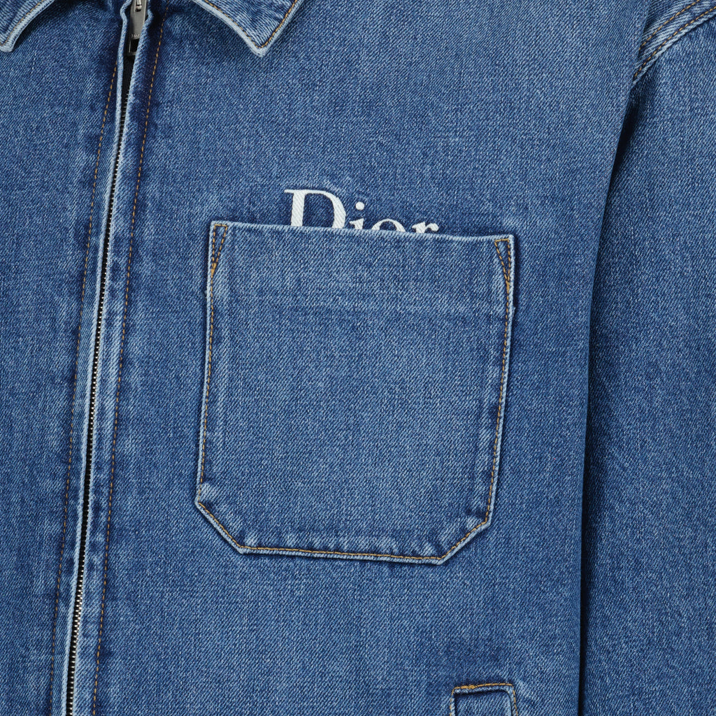 Image de l'article Veste en denim bleu de la marque Dior pour Homme - Saison Printemps-Été 2026 - Vue détaillée_1