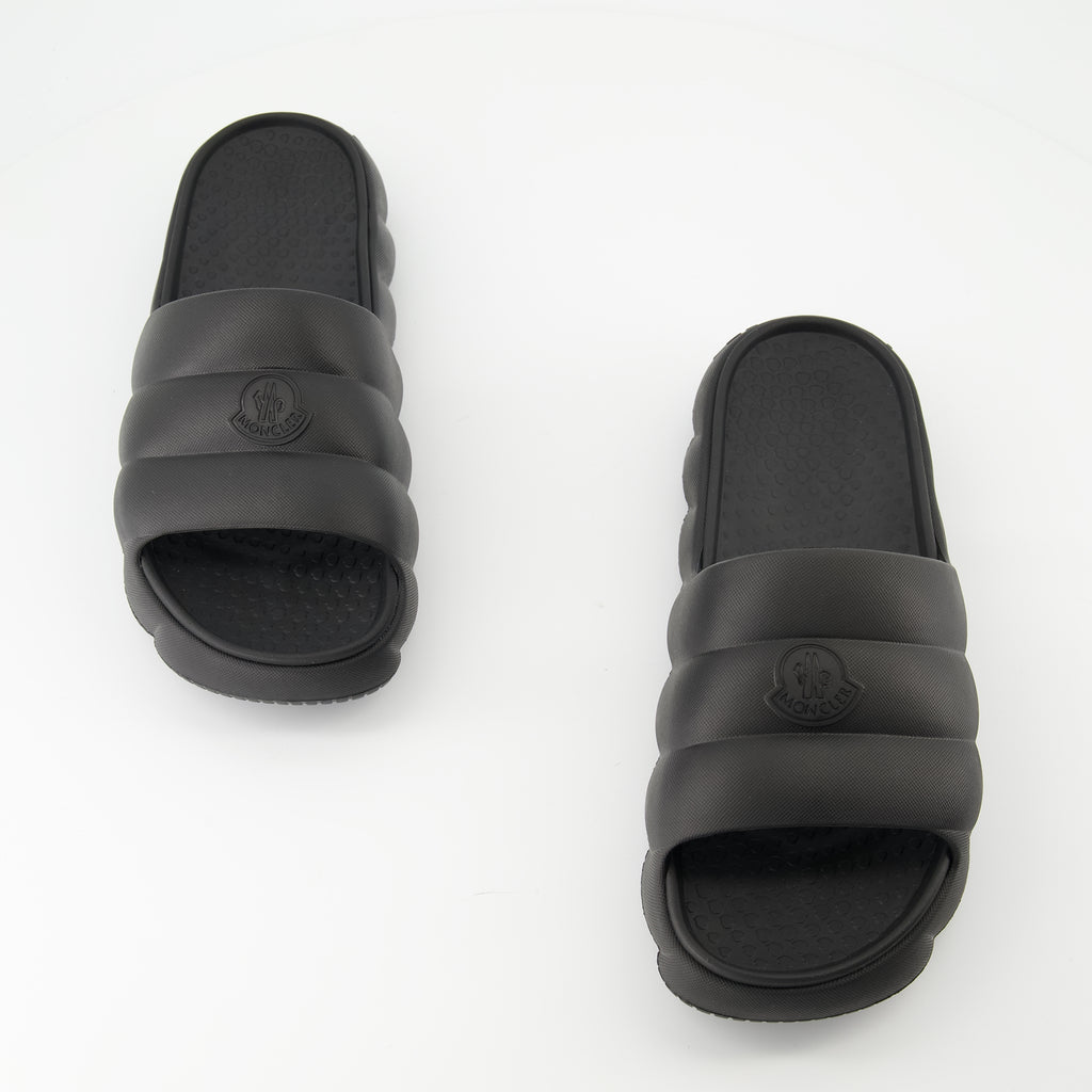 Sapatos abertos Lilo Sliders Moncler Preto Homme