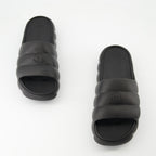 Sapatos abertos Lilo Sliders Moncler Preto Homme