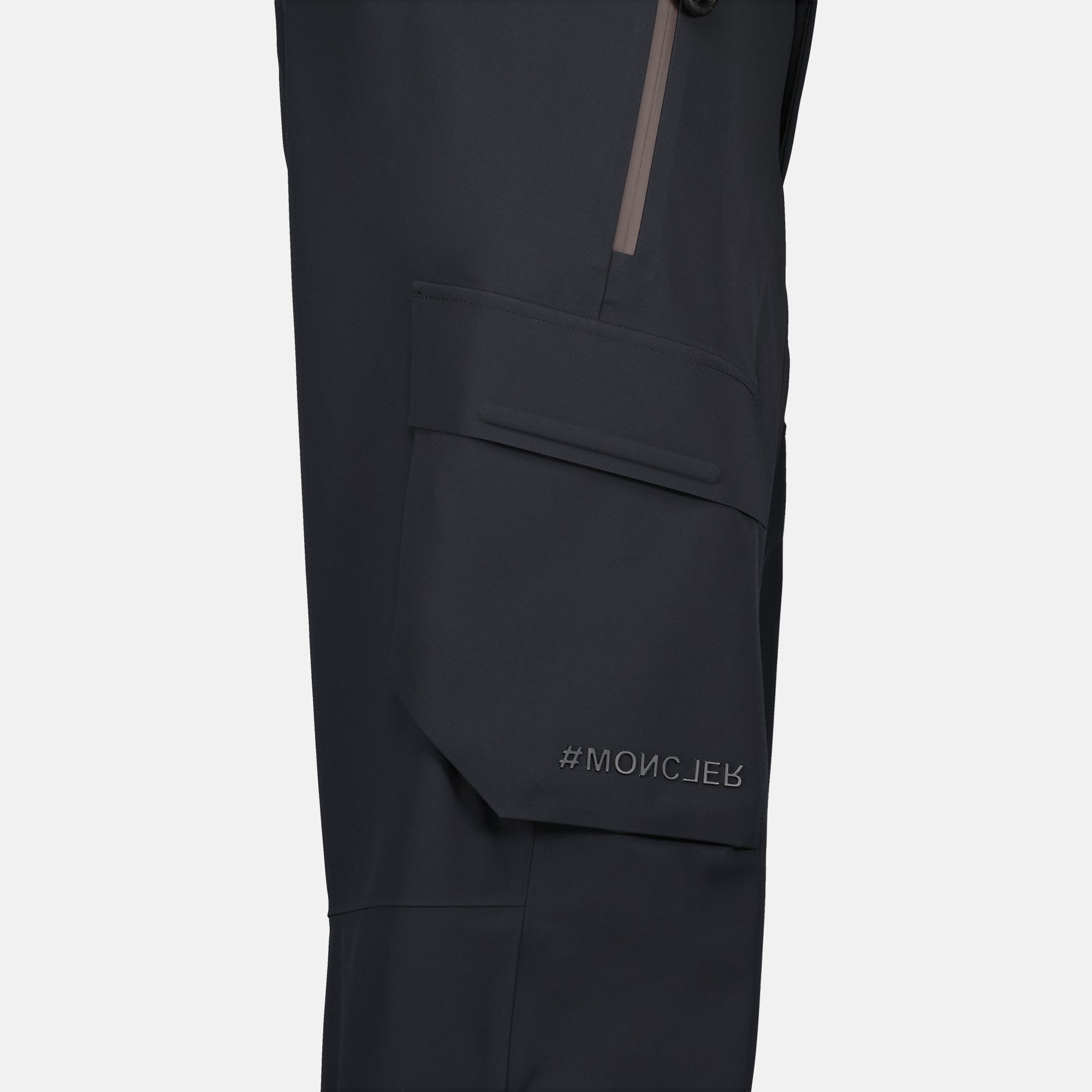 Pantalones Pantalones cargo negros Moncler Grenoble Negro Homme