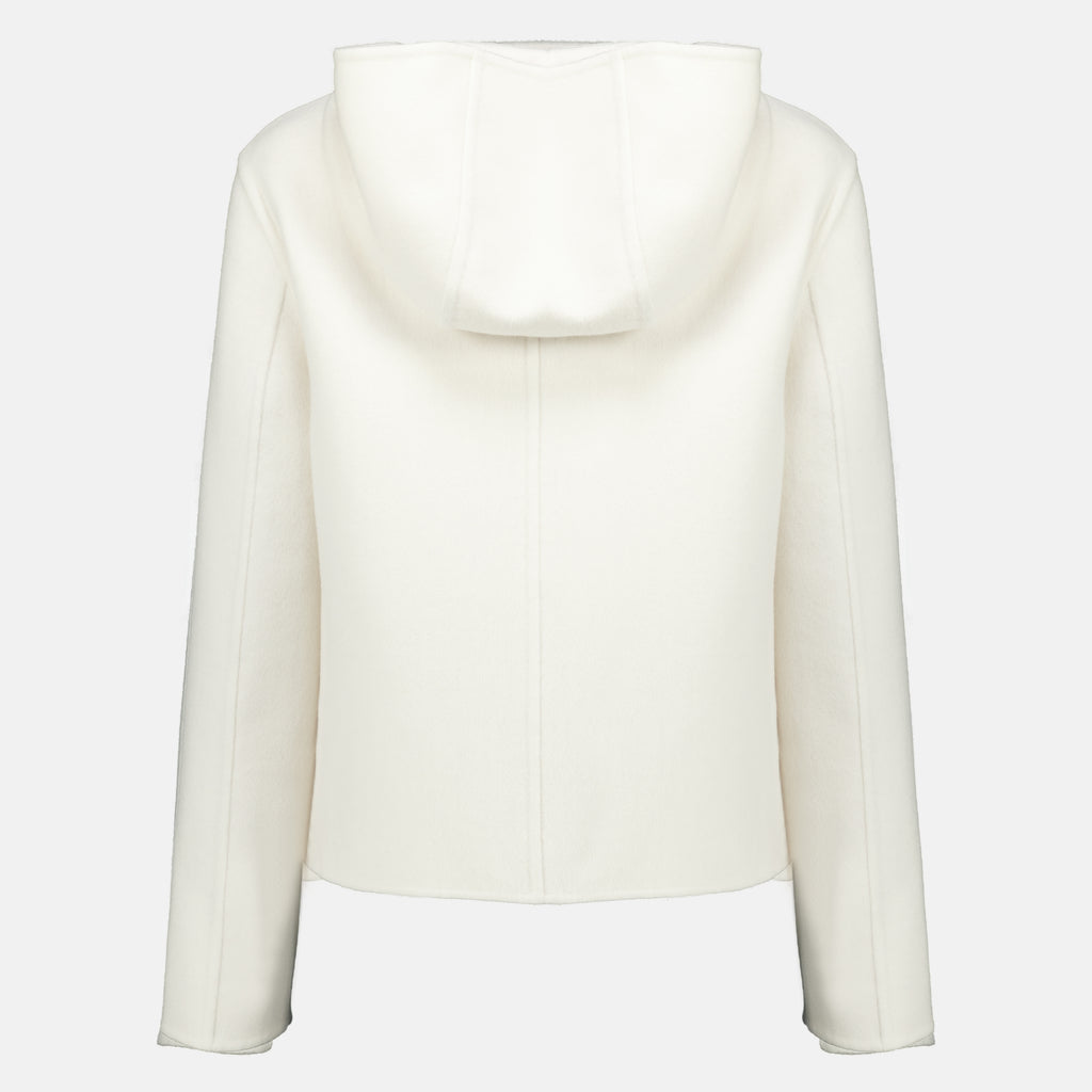 Vestes Veste en laine FF Zucca blanche Fendi Blanc Femme