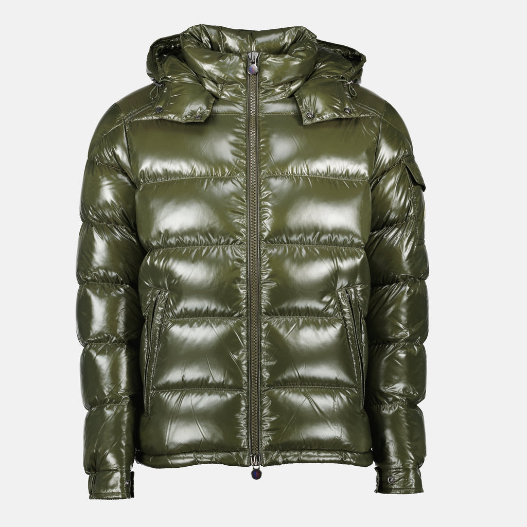 Image de l'article Doudoune Maya kaki de la marque Moncler pour Homme - Saison Automne-Hiver 2025 - Vue de Face