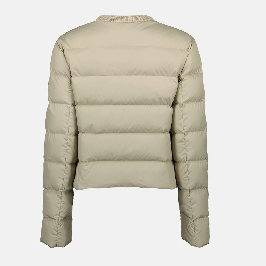 Manteaux Doudoune Mauvezin Moncler Beige Femme
