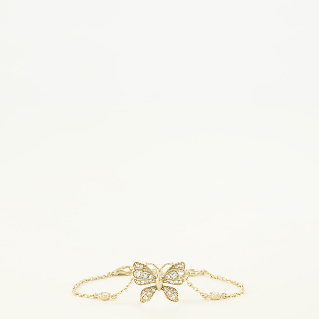 Bijoux Bracelet Flutterby en métal et cristaux Swarovski® Valentino Garavani Doré Femme