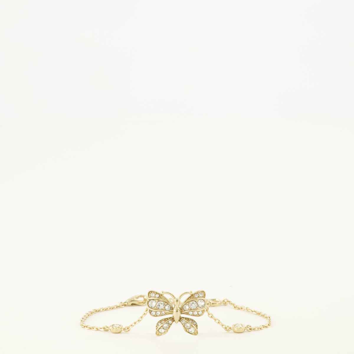 Bijoux Bracelet Flutterby en métal et cristaux Swarovski® Valentino Garavani Doré Femme