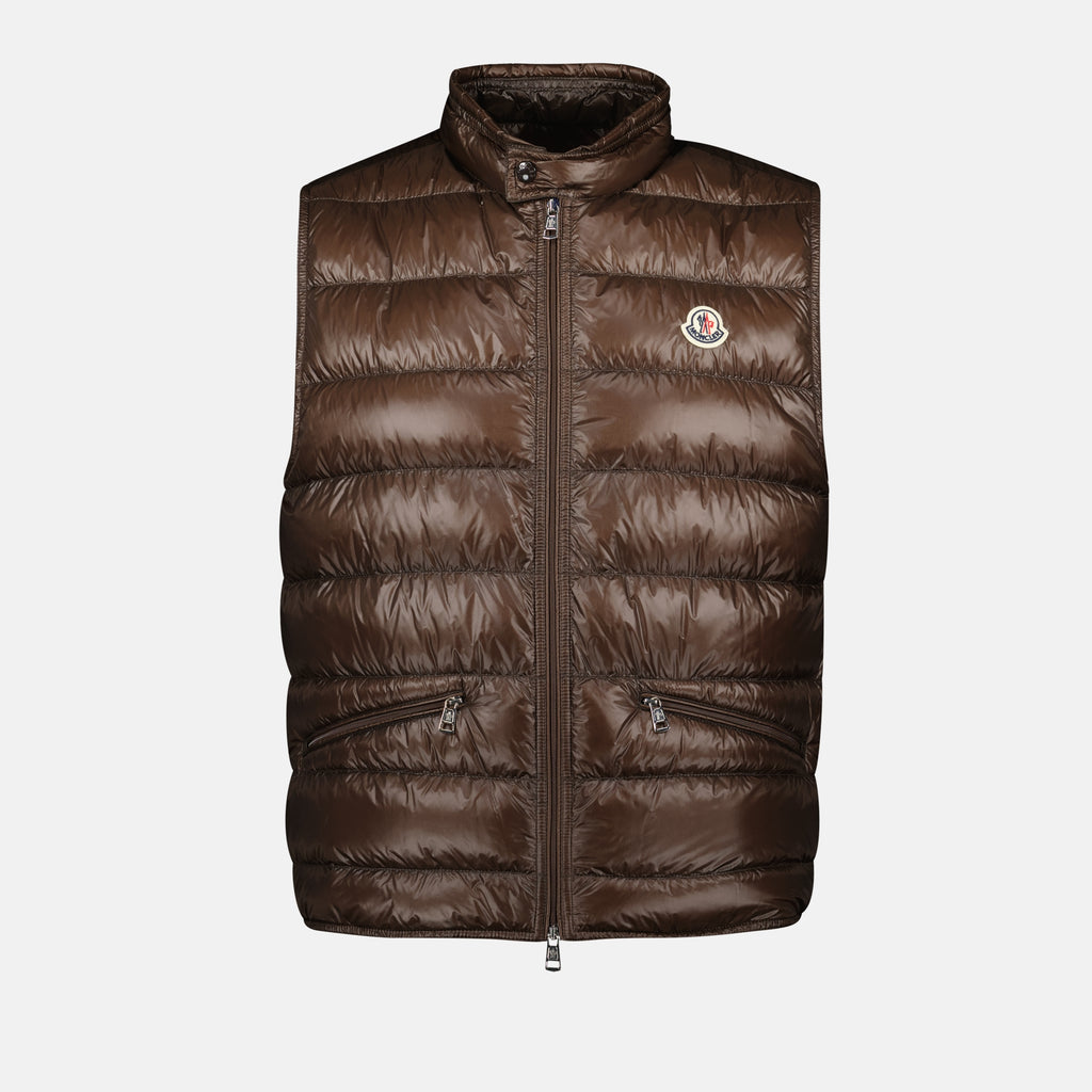 Vestes Doudoune Gui Moncler Marron Homme